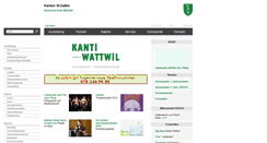 Desktop Screenshot of kantiwattwil.ch