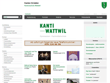 Tablet Screenshot of kantiwattwil.ch